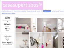 Tablet Screenshot of casasupertubos.com